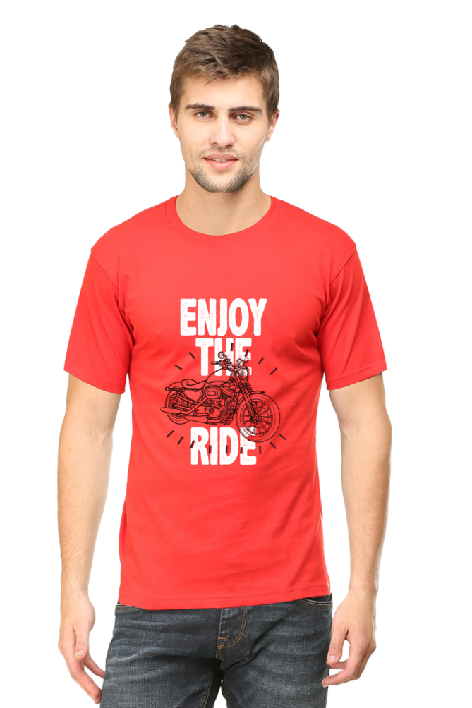 Enjoy The Ride Men's Round Neck T-Shirt
