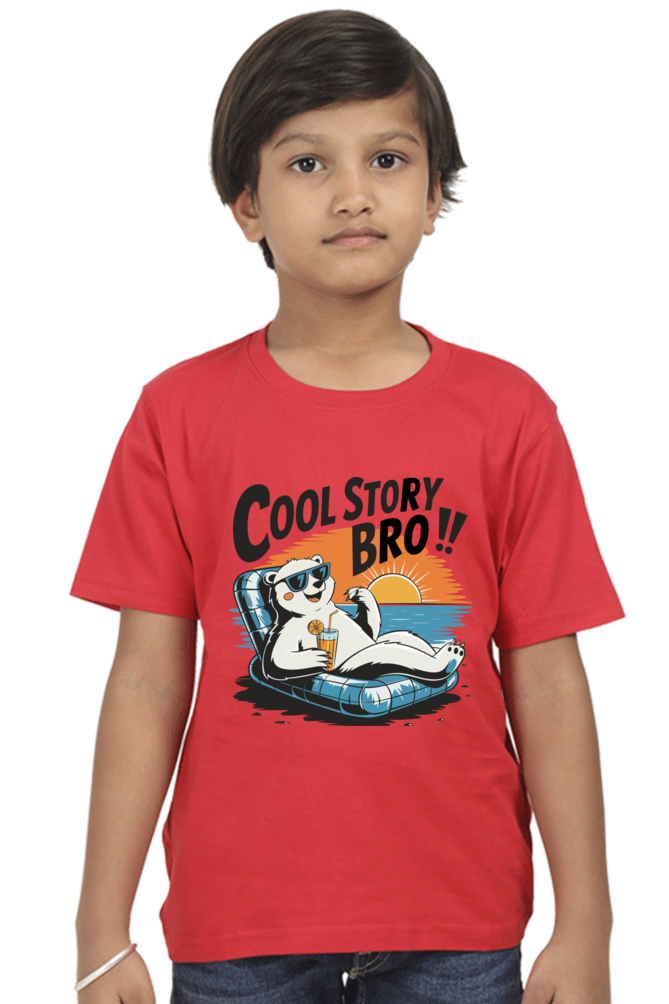 Cool Story Bro - Kids Round Neck T-Shirt