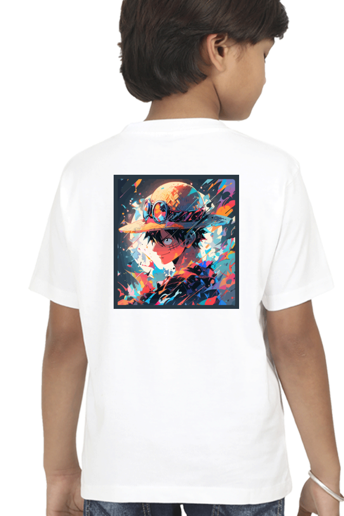 Anime Boys T-Shirt F/B Print