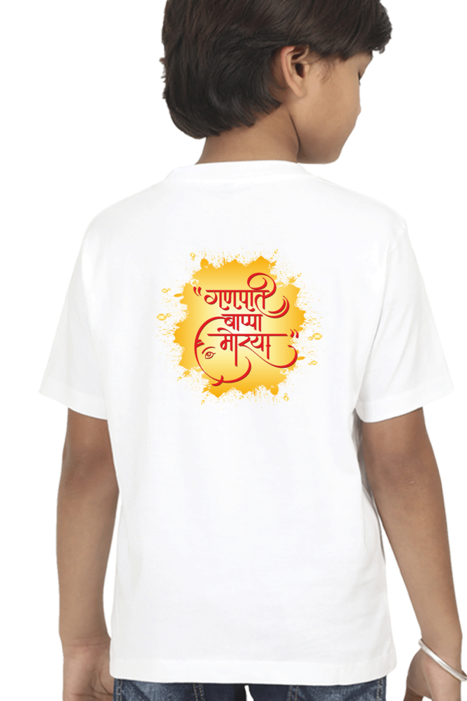Unisex Ganesh T-shirt Round Neck Half Sleeve Classic