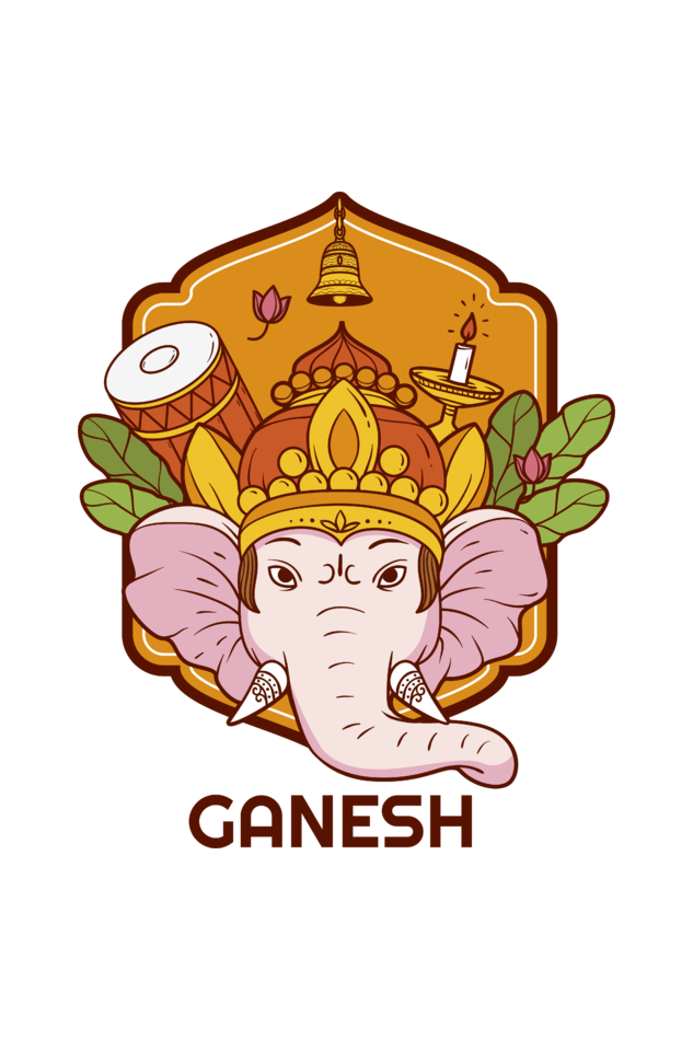 Ganesha Light Colour T-Shirt