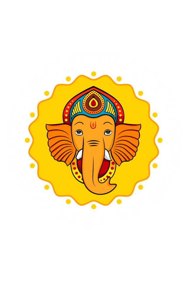 Dark Ganesha Boy Round Neck T-Shirt