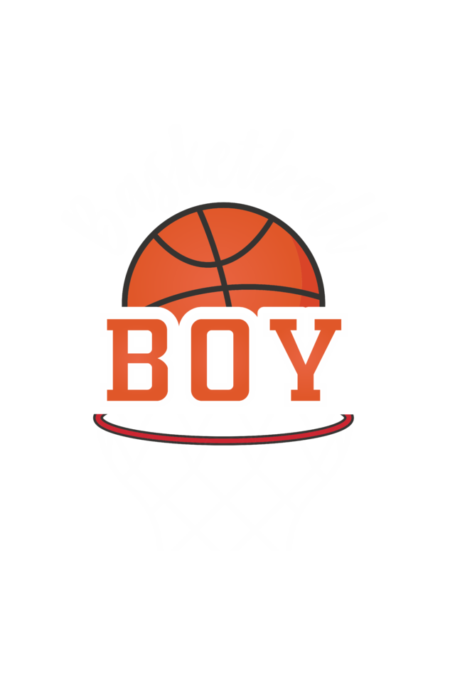 Basketball Boy Men's Round Neck T-Shirt