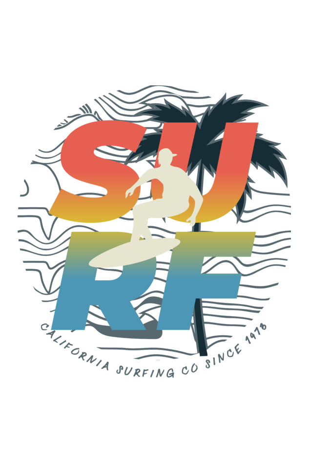 Surf - Men's Round Neck T-Shirt