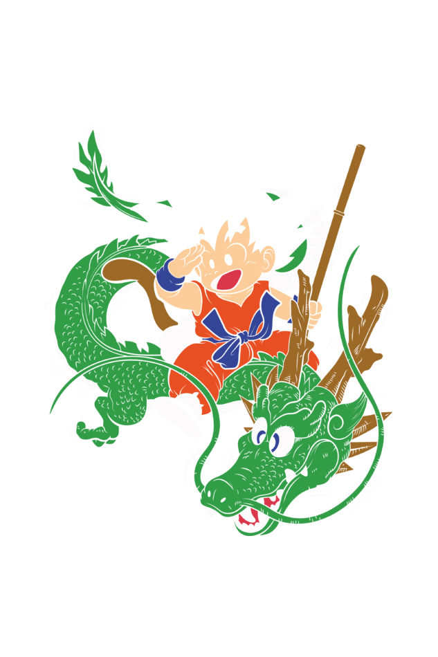 Dragon Ball Boy Round Neck T-Shirt