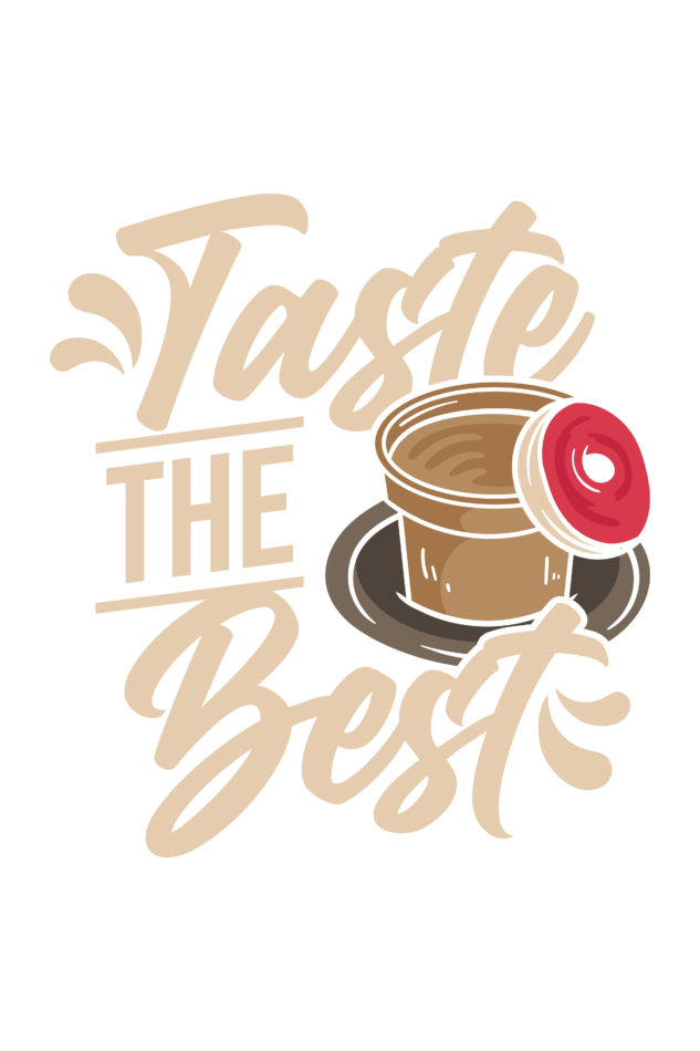 Taste the Best Men's Round Neck T-Shirt