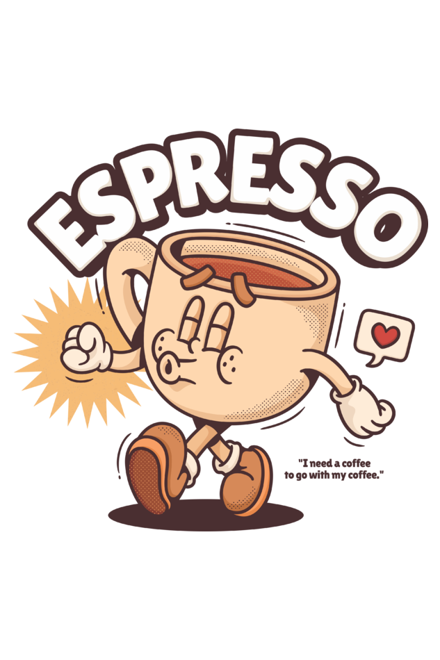 Expresso - Men's Round Neck T-Shirt