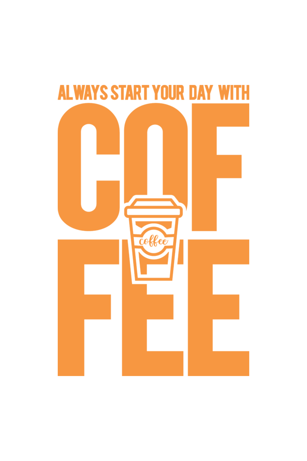 Start you day with Coffee - Men's T-Shirt