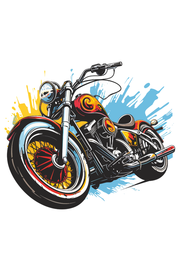 Bike Lovers Men's Round Neck T-Shirt