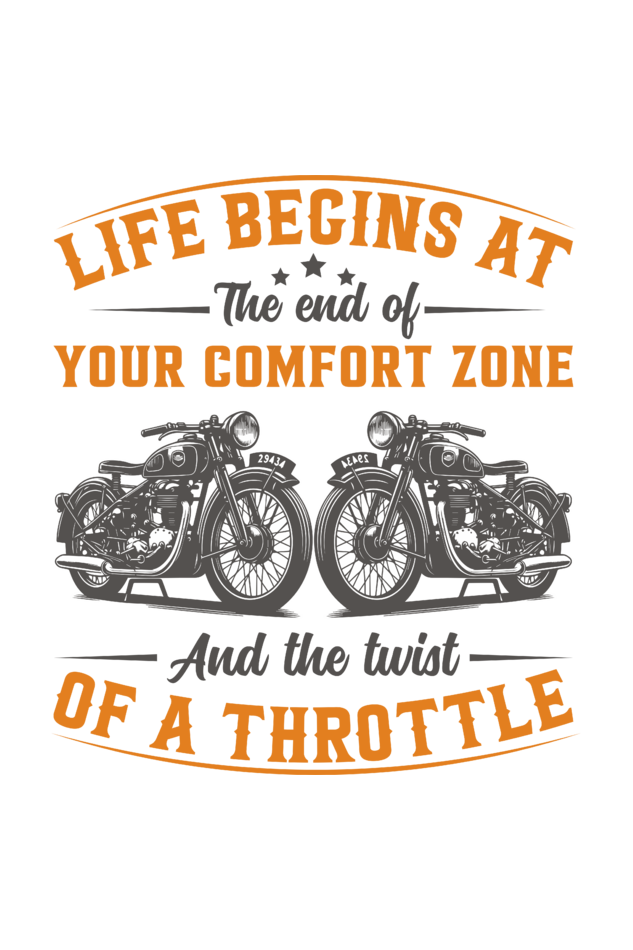 Life Begins at Men's Round Neck T-Shirt