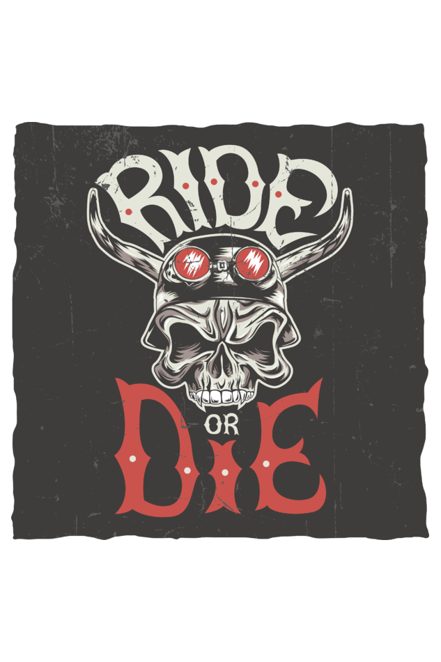 Ride or die Men's Round Neck T-Shirt