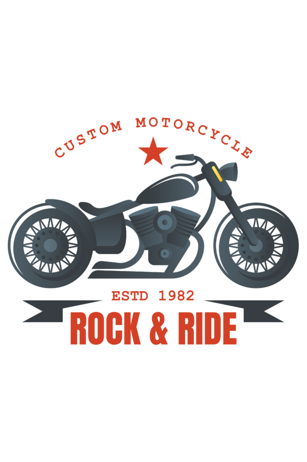 Rock and Ride Men's Round Neck T-Shirt