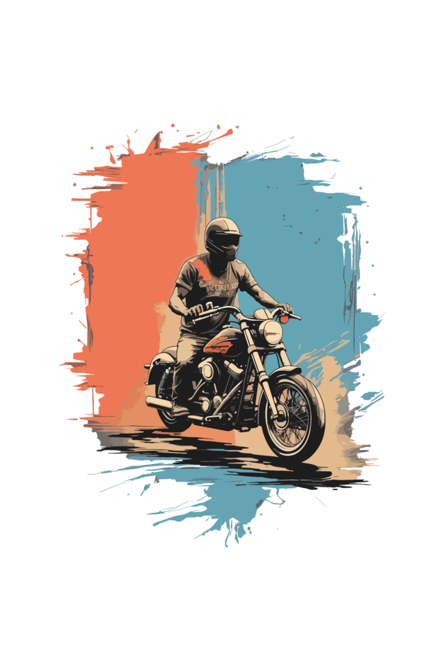 Classic Bike - Men's Round Neck T-Shirt