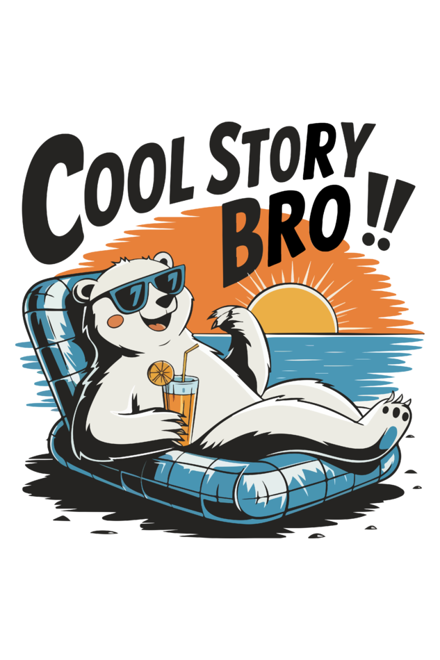 Cool Story Bro - Kids Round Neck T-Shirt