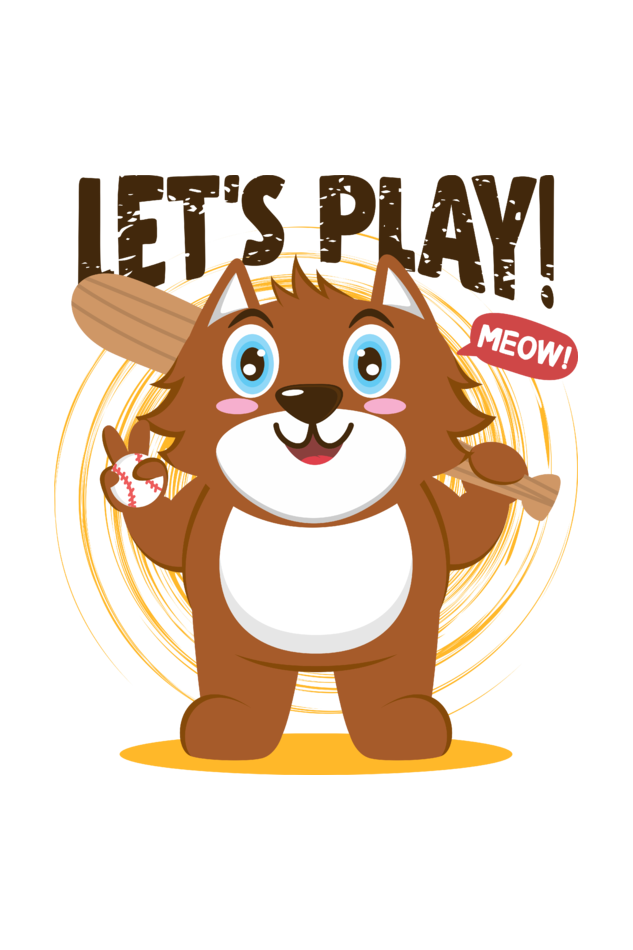 Let's Play Kids Round Neck T-Shirt
