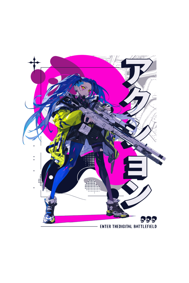 Anime - Womens Round Neck T-Shirt