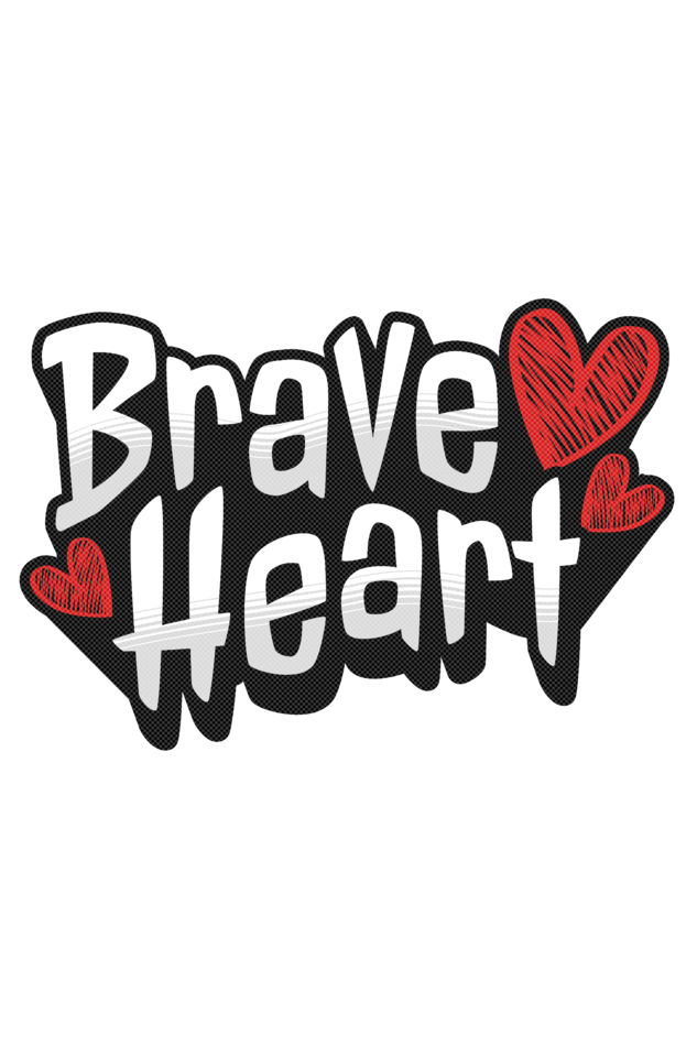 Brave Heart - Womens Round Neck T-Shirt