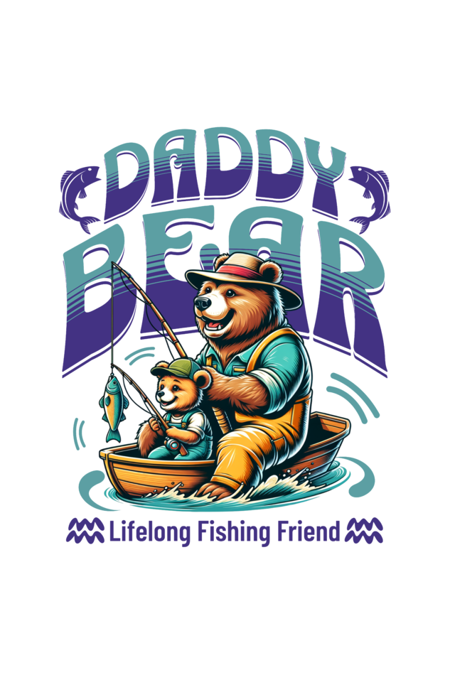 Daddy Bear Men's Round Neck T-Shirt