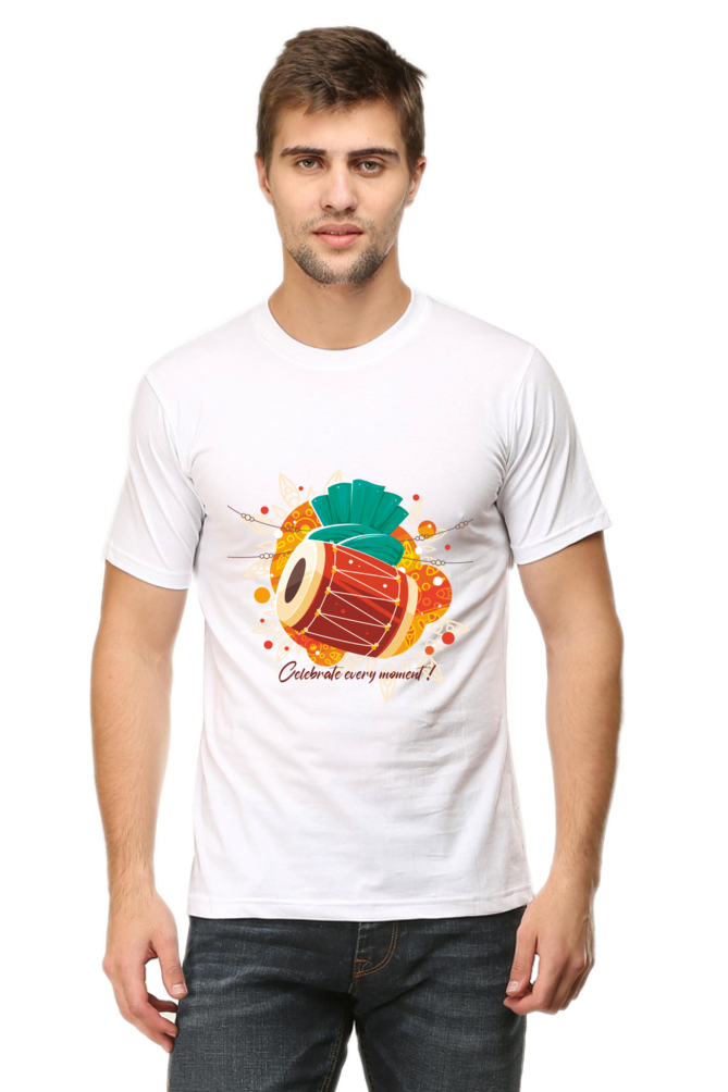 Music Celebration Men's Round Neck T-Shirt