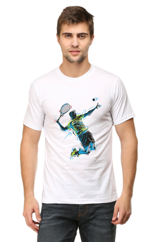 Tennis Men's Round Neck T-Shirt