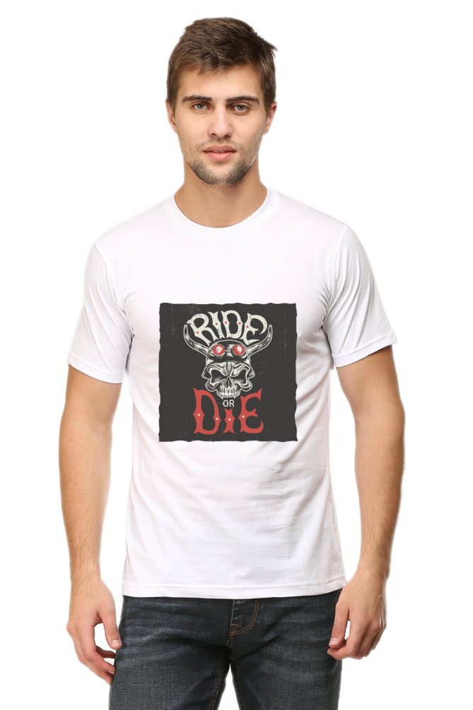 Ride or die Men's Round Neck T-Shirt