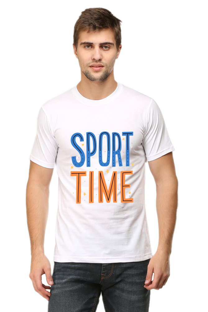 Sport Time Men's Round Neck T-Shirt