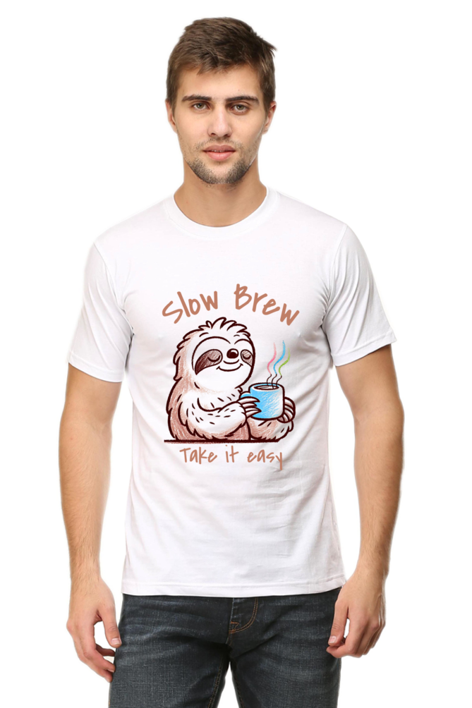 Take it Easy Men's Round Neck T-Shirt