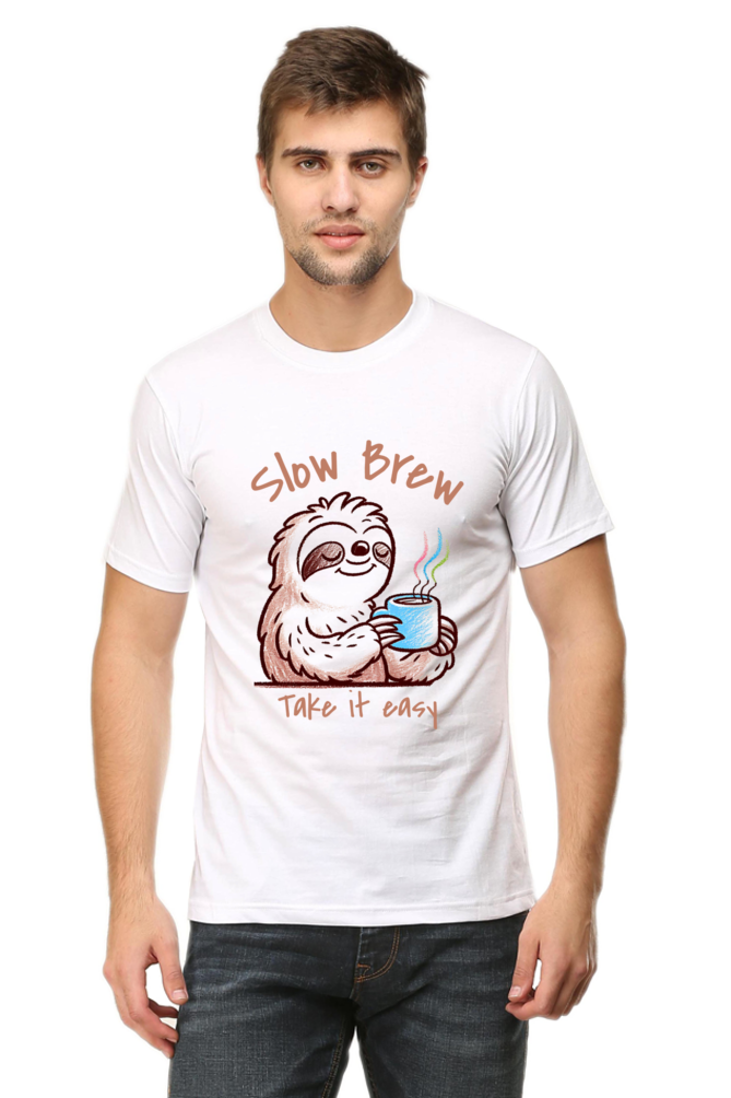 Take it Easy Men's Round Neck T-Shirt