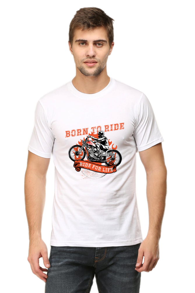 Born to Ride - Men's Round Neck T-Shirt