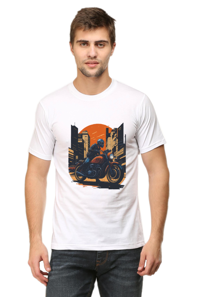 Classic Bike Ride Men's Round Neck T-Shirt