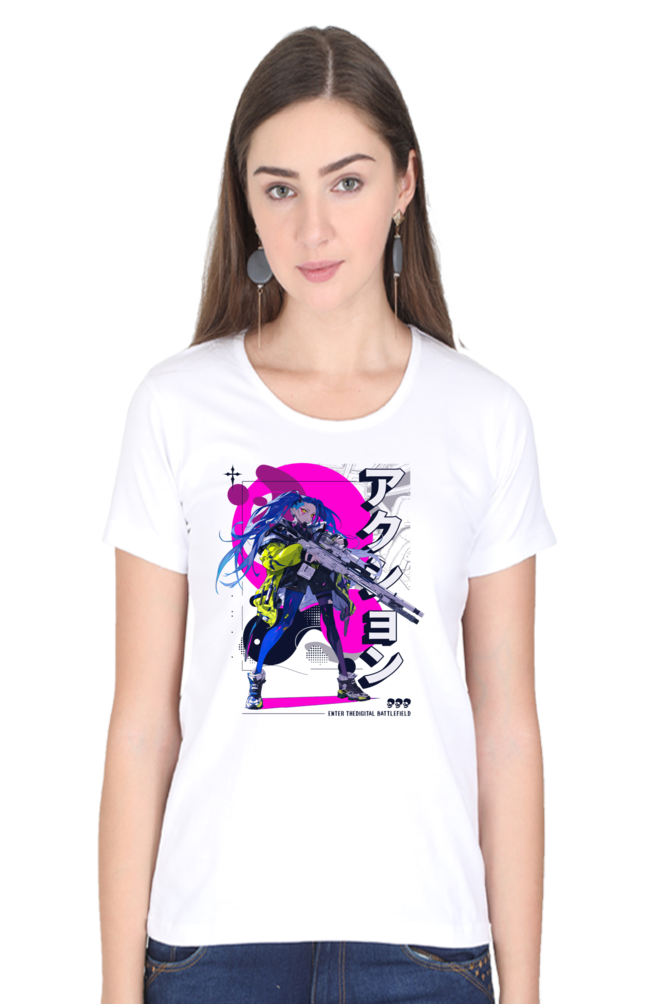 Anime - Womens Round Neck T-Shirt