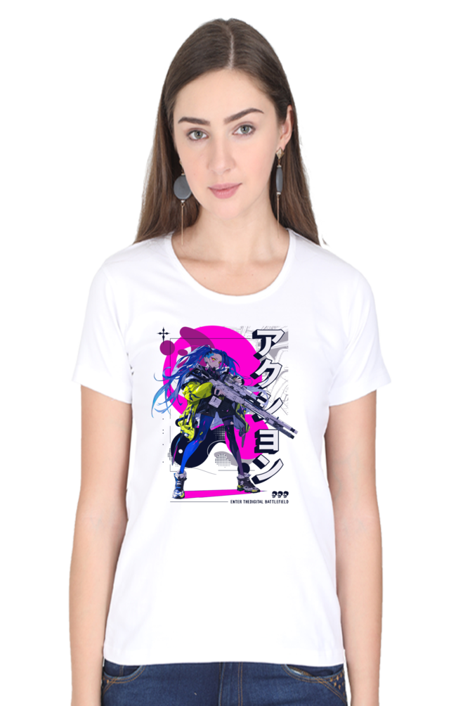 Anime - Womens Round Neck T-Shirt