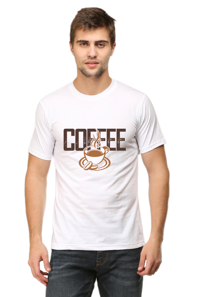Coffee Men's Round Neck T-Shirt