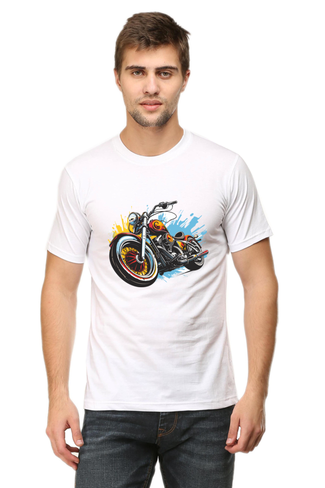 Bike Lovers Men's Round Neck T-Shirt