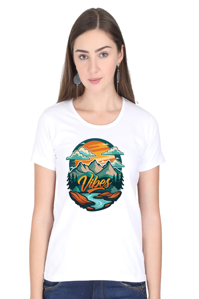 Travel vibes - Women's Round Neck T-Shirts