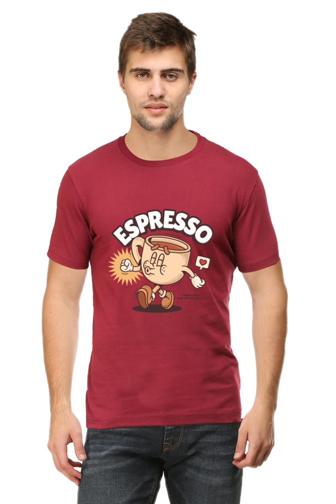 Expresso - Men's Round Neck T-Shirt