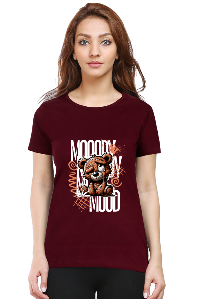 Moody Mood Women's Round Neck T-Shirt