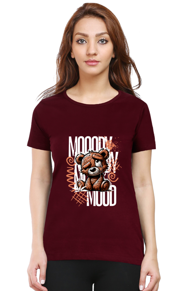 Moody Mood Women's Round Neck T-Shirt