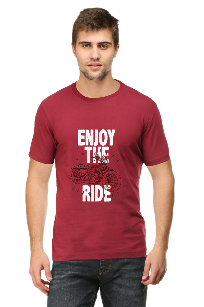 Enjoy The Ride Men's Round Neck T-Shirt
