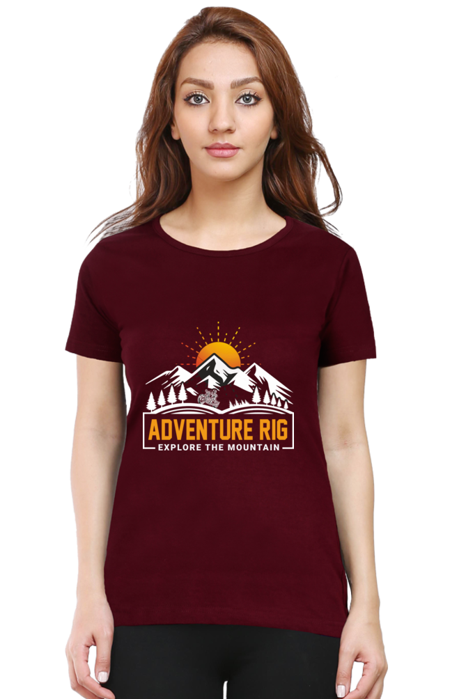 Mountain Adventures - Women's Round Neck T-Shirts