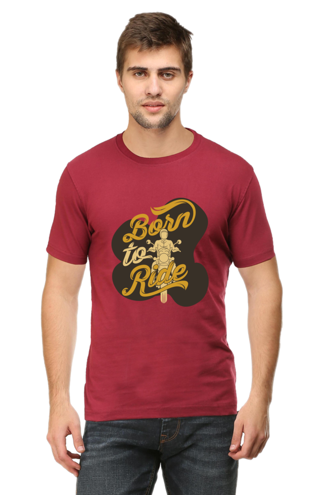 Born to Ride Men's Round Neck T-Shirt