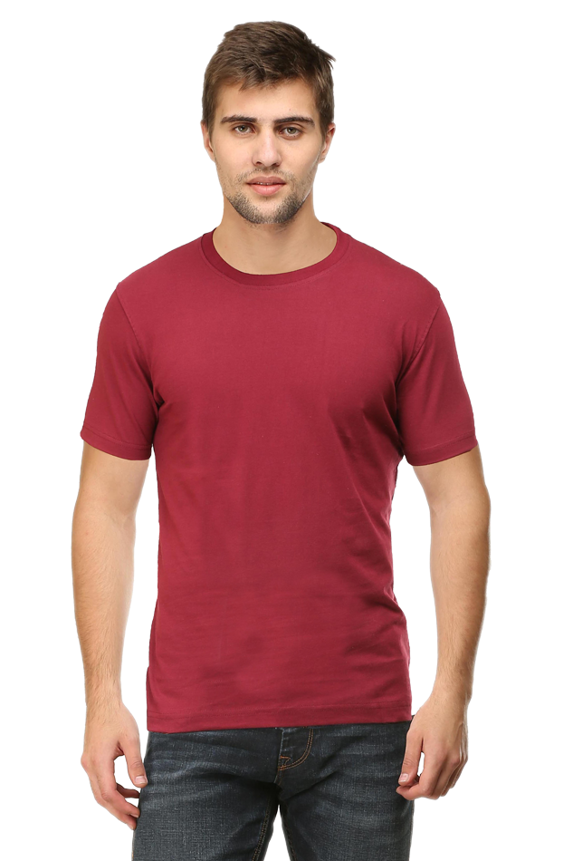 Round Neck Blank T-shirt ArtWORLD-Dark col