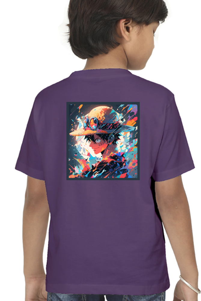 Anime Boys T-Shirt F/B Print