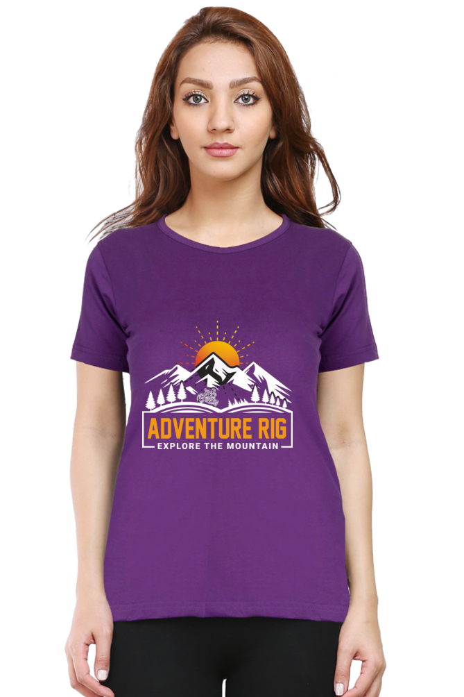 Mountain Adventures - Women's Round Neck T-Shirts