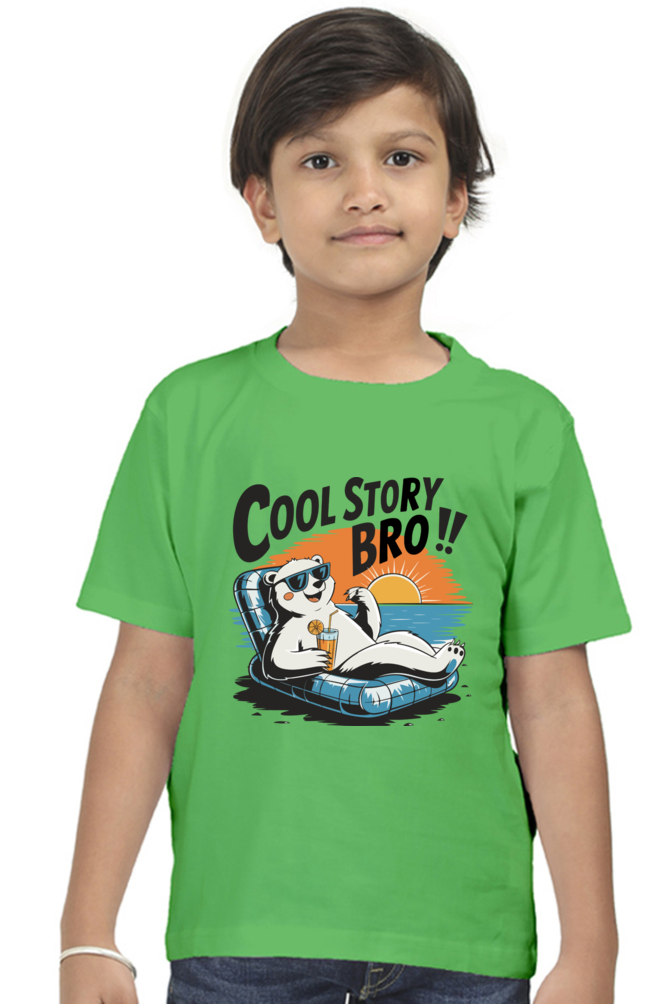 Cool Story Bro - Kids Round Neck T-Shirt