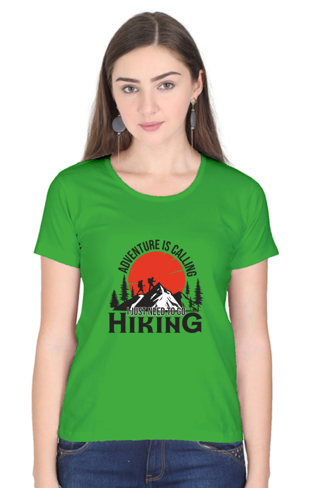 Adventure is calling - Women's Round Neck T-Shirt