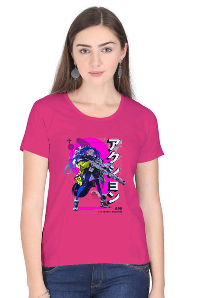 Anime - Womens Round Neck T-Shirt