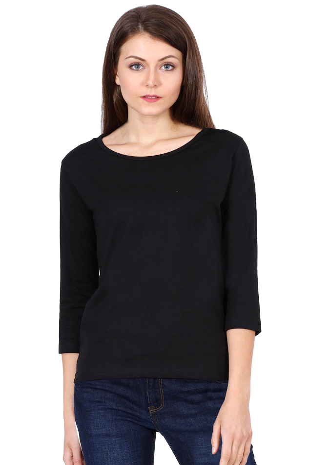 Women's Round Neck Full Slives T-shirt