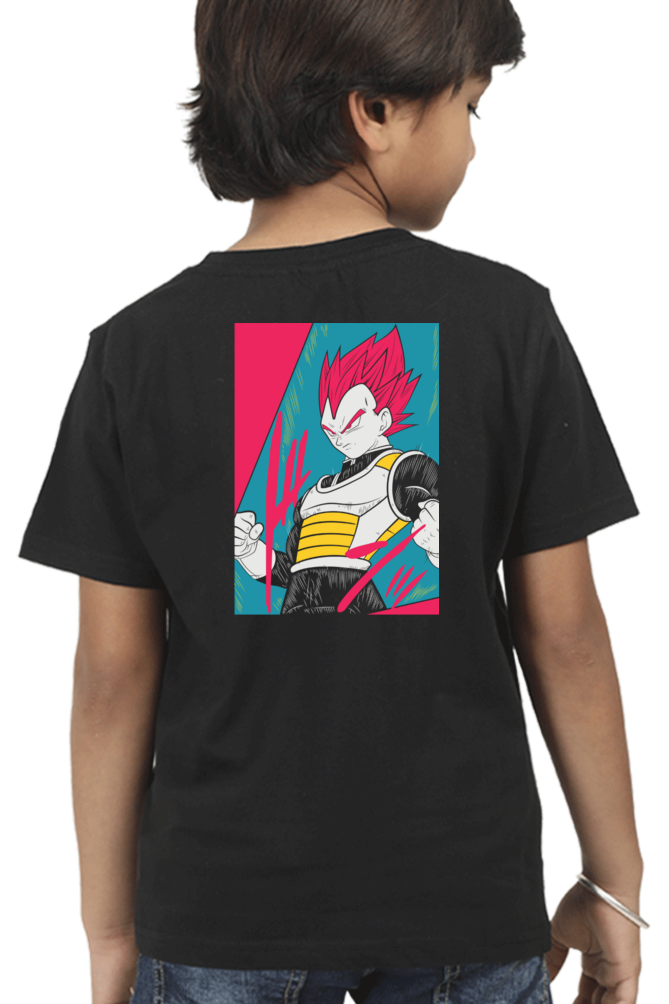 Dragan Ball Boys Round Neck T-Shirt