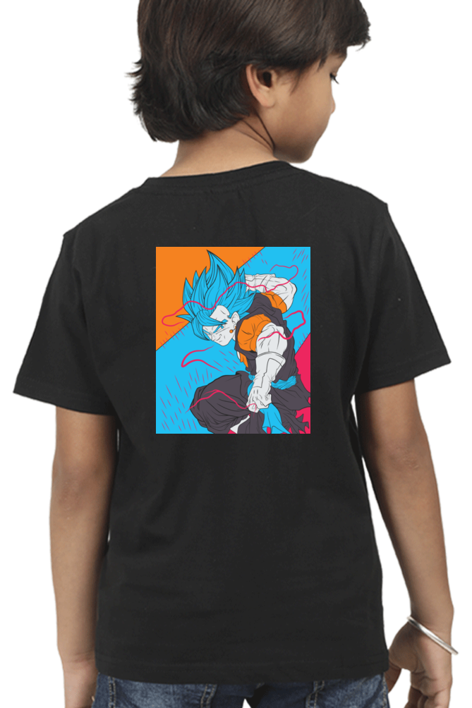 Dragan Ball Boy Round Neck T-Shirt